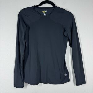 Mountain Hardwear Women’s Black Long Sleeve Shirt Base Layer Lightweight Small